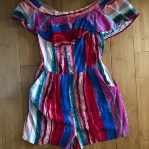 Off the shoulder romper